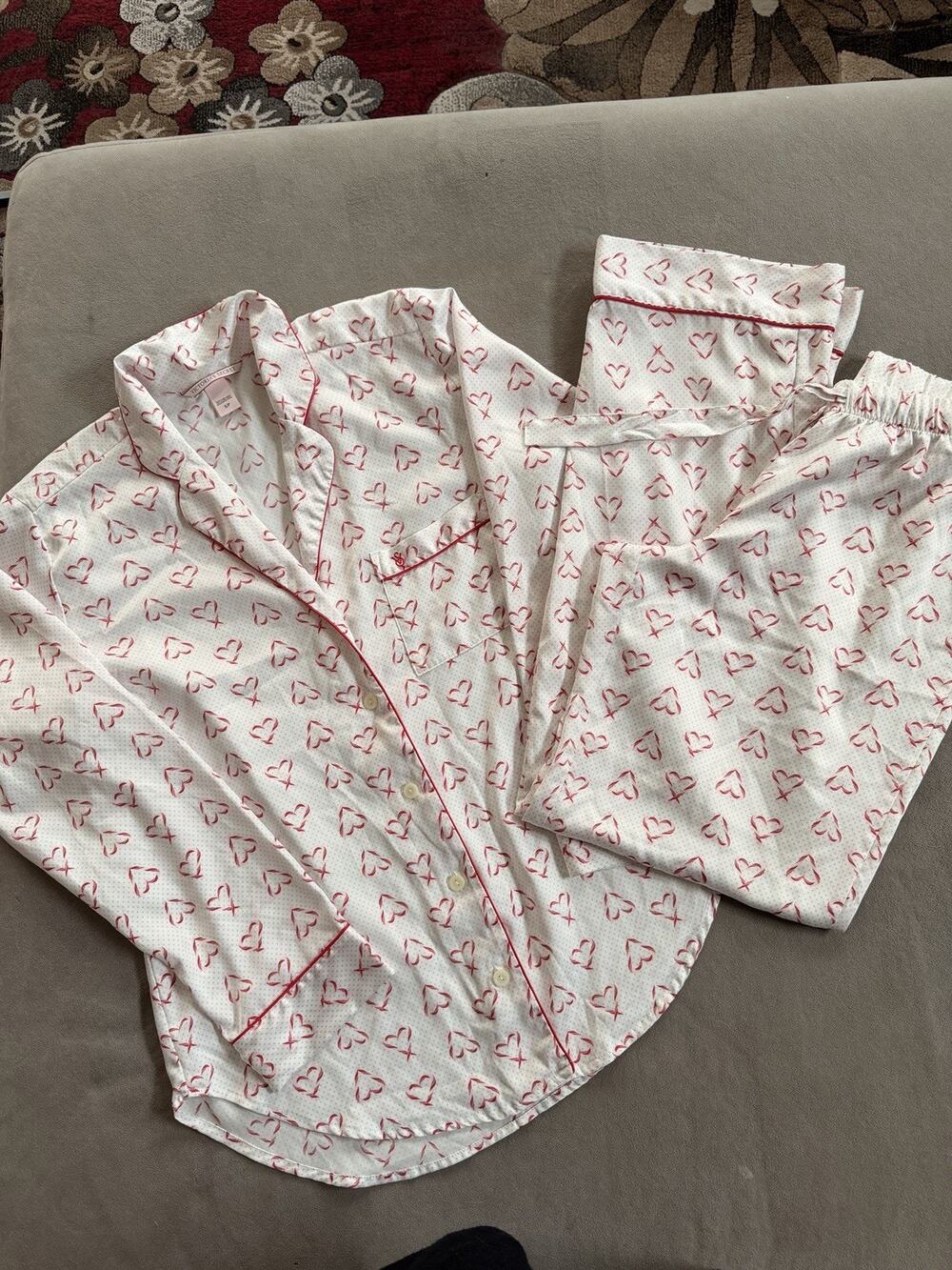 Victoria's Secret Women's Satin Pajama Pants Set Size Small